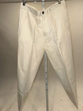 Brooks Brothers White Cotton Chinos